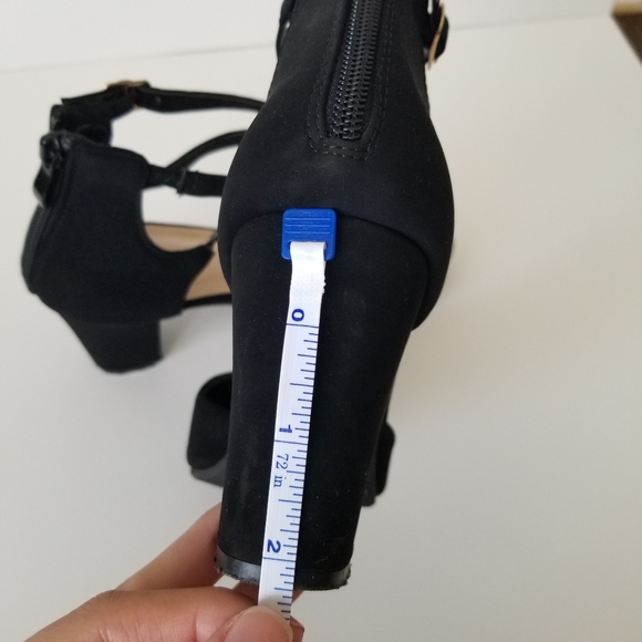 🚫SOLD🚫TOPModa▪︎Suede Chunky Heels - Picture 11 of 11